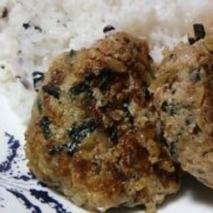 ヘルシー！ひじきと豆腐のハンバーグ